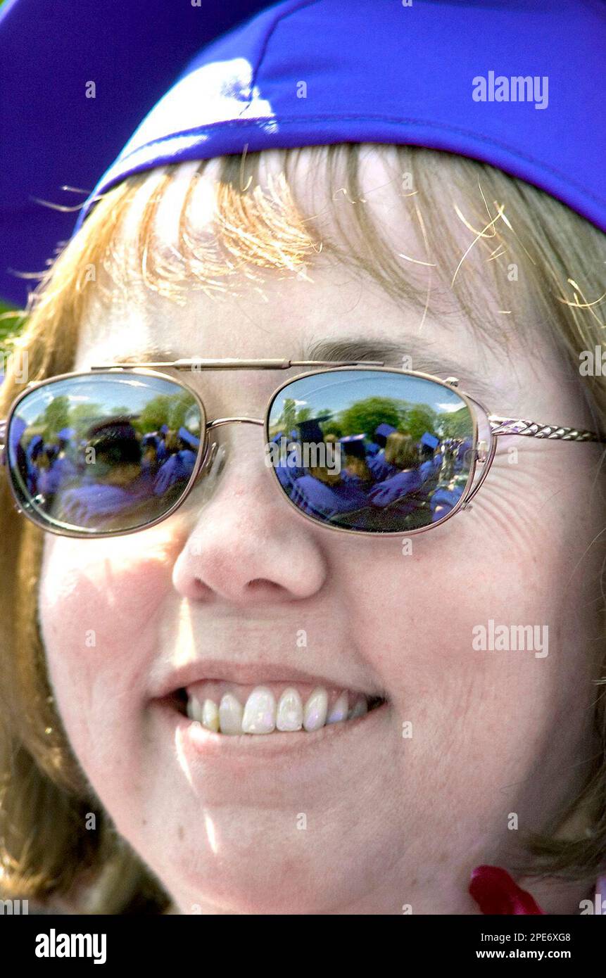 Bonnie Bowser is shown during commencement at Eastern Mennonite