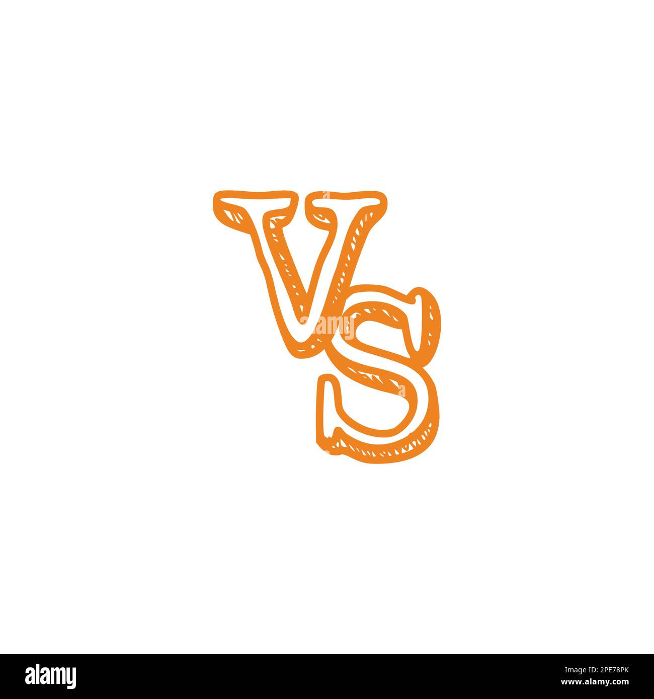 letter vs versus vintage symbol icon vector Stock Vector Image & Art