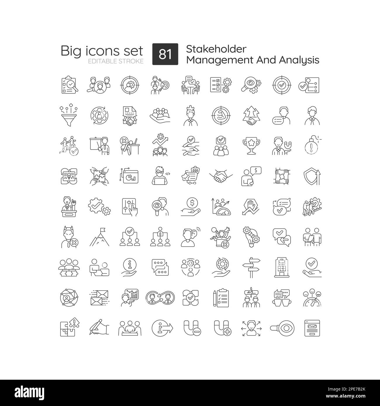 Stakeholder management Black and White Stock Photos & Images Alamy