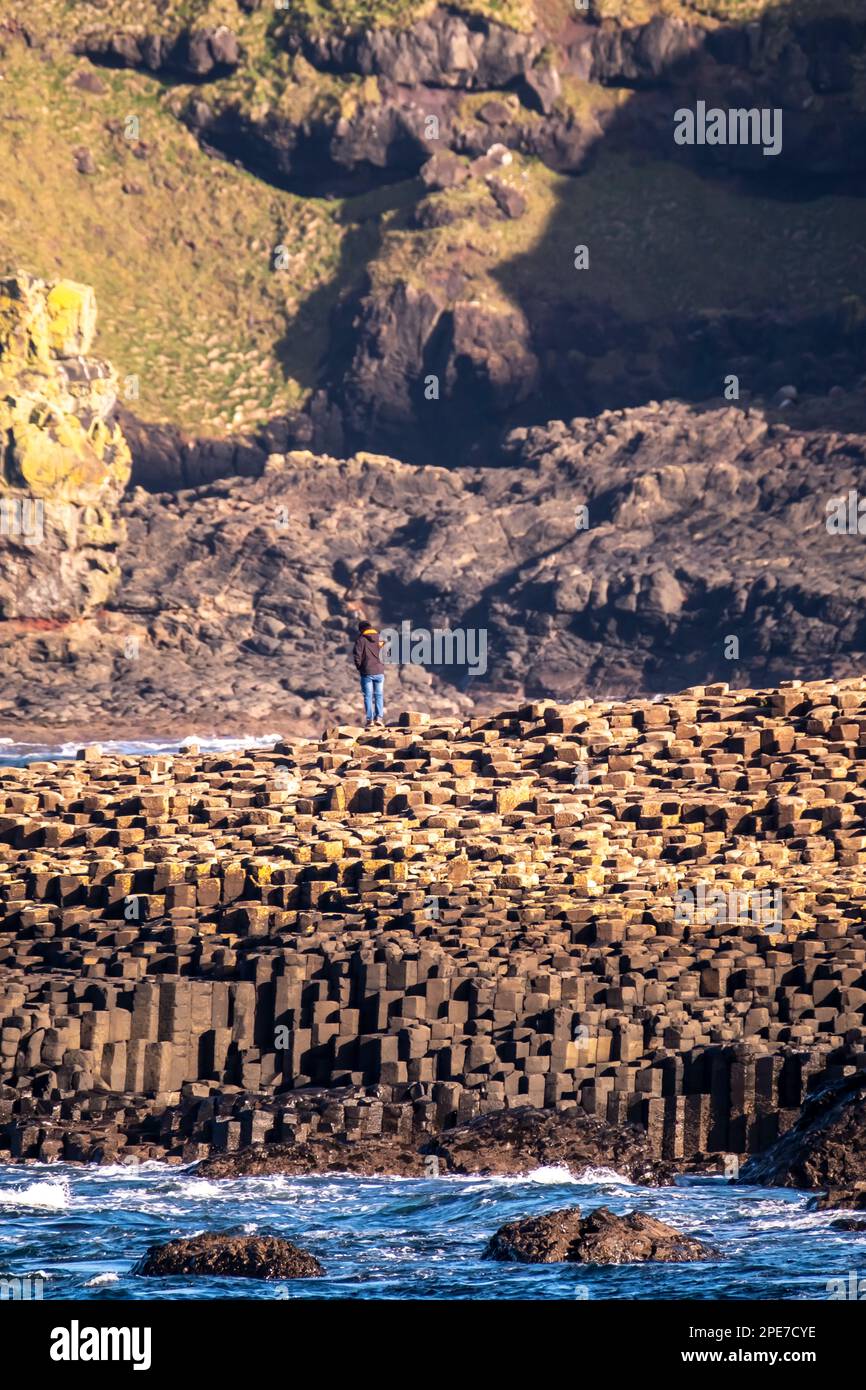 The Giant's Causeway by Bushmills in Northern Ireland, United Kingdom ...