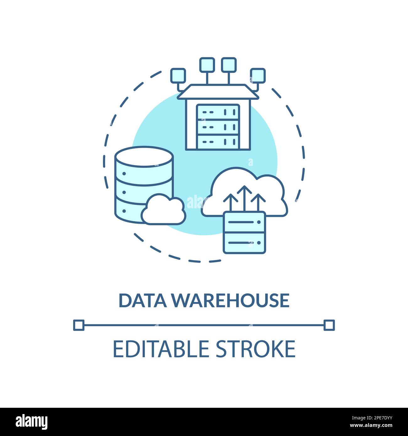 Data warehouse image Stock Vector Images - Alamy