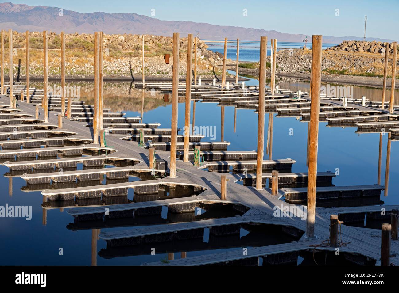 Magna, Utah, The marina at Great Salt Lake State Park, which cannot be