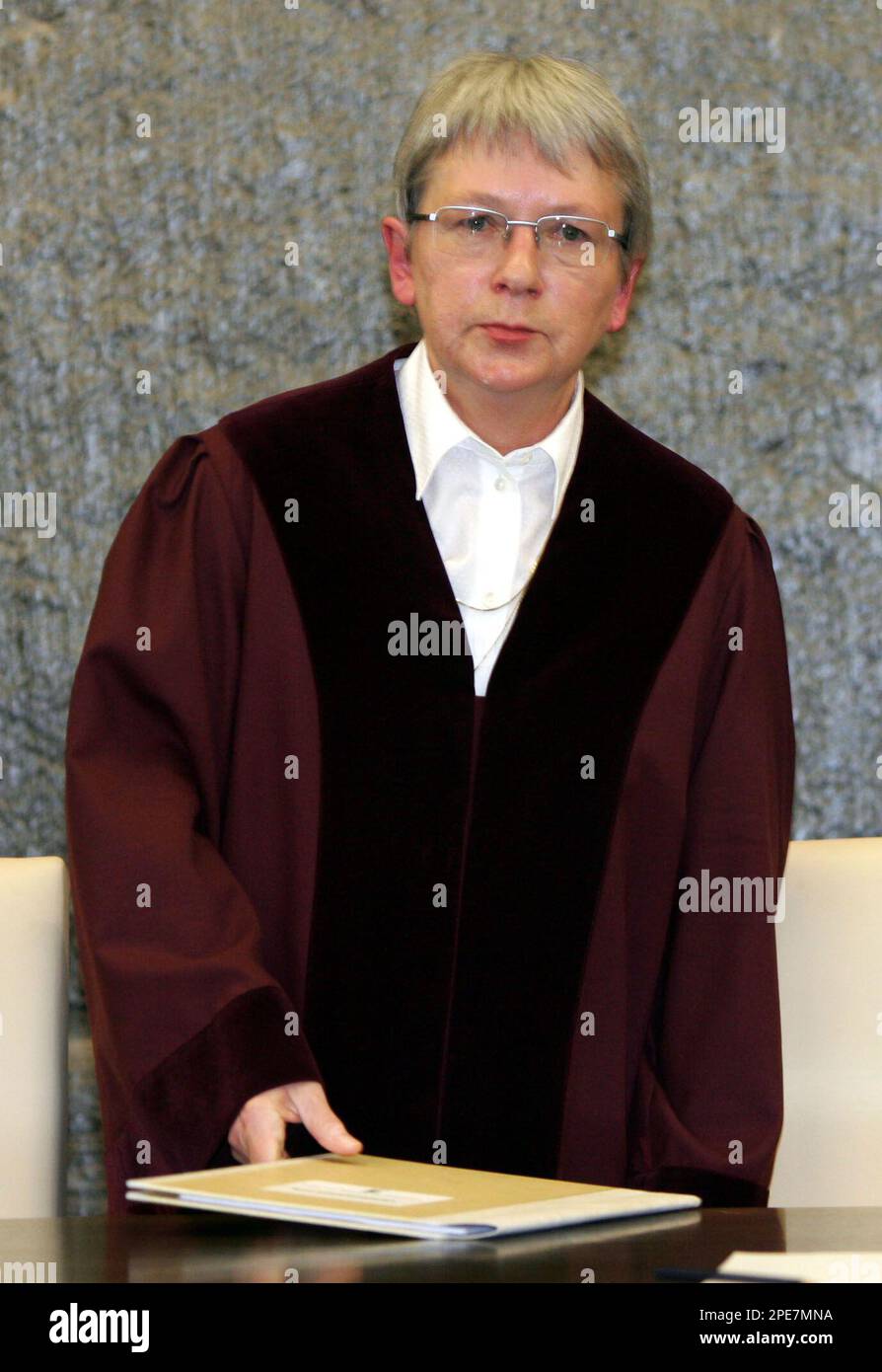 Ruth Rissing-van Saan,Vorsitzende Richterin des 2 .Strafsenats des ...