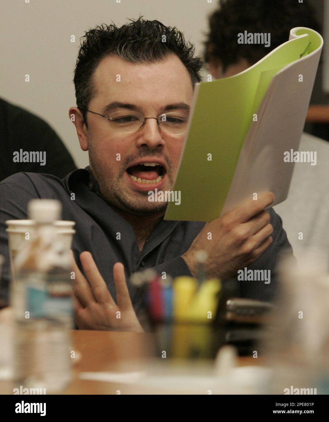 Papá americano SETH MACFARLANE voces Stan Smith Fecha: 2005 Fotografía de  stock - Alamy