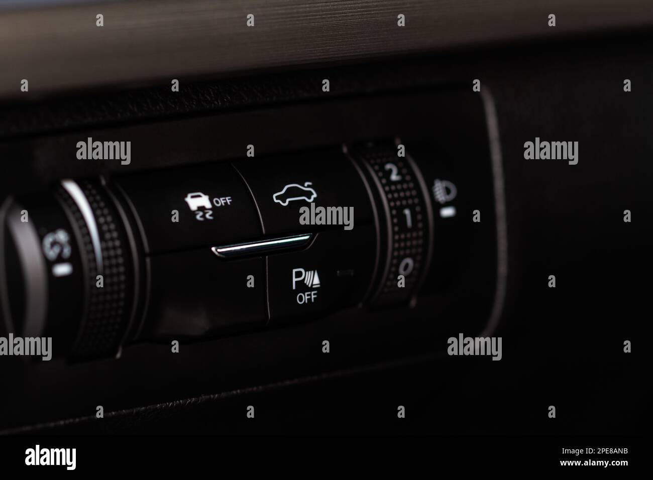 Car trunk open button. Electric trunk switch controller. Car trunk