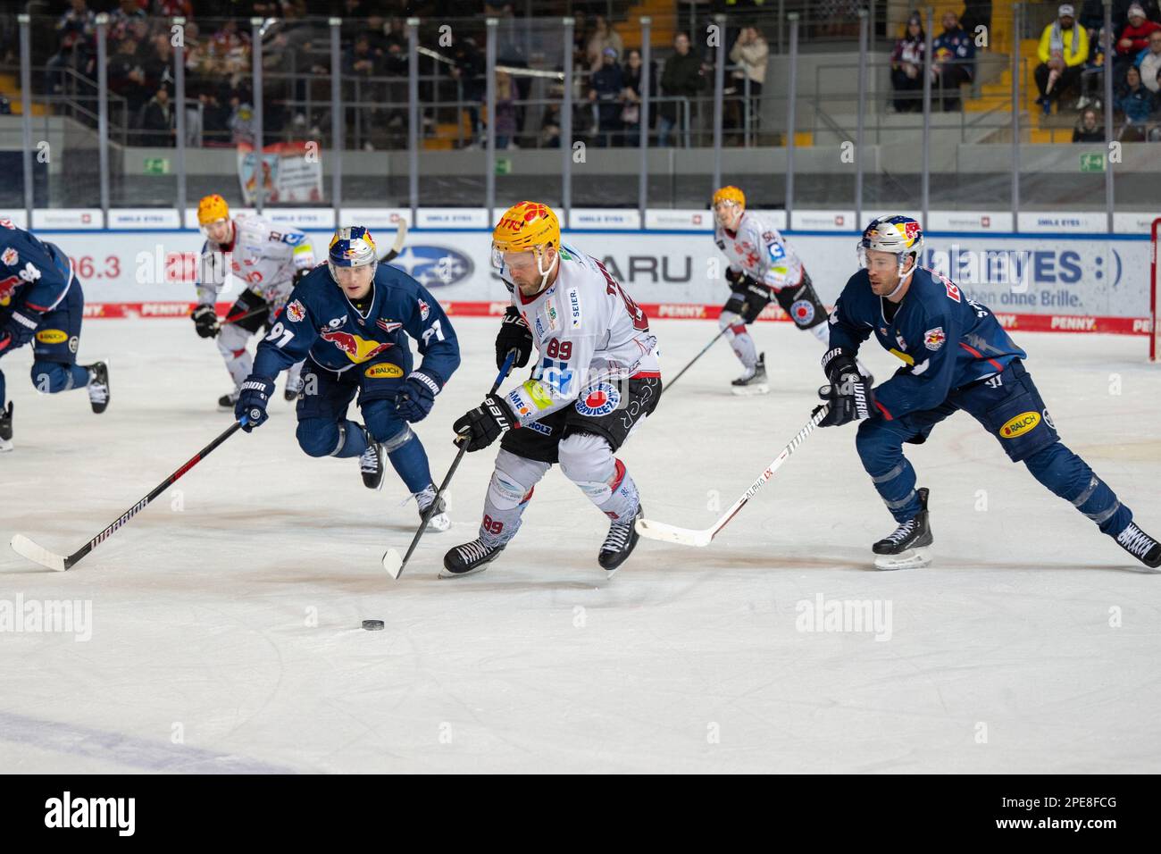 Munich, Germany. 15th Mar, 2023. Ice hockey DEL, EHC Red Bull München