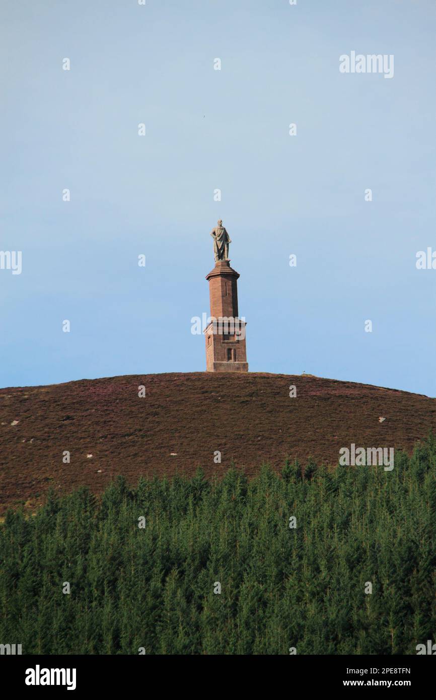 1st Duke of Sutherland monument, Golspie, Highland Stock Photo