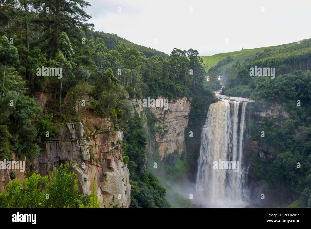 Karkloof waterfall in midlands meander KZN south africa Stock Photo Alamy
