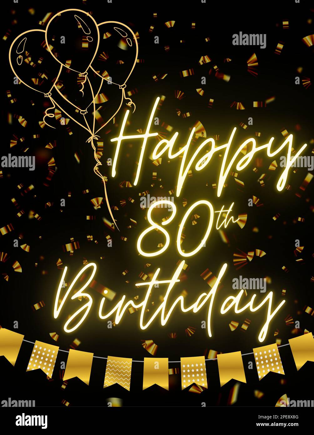 happy-80th-birthday-black-gold-golden-card-invitation-for-celebration