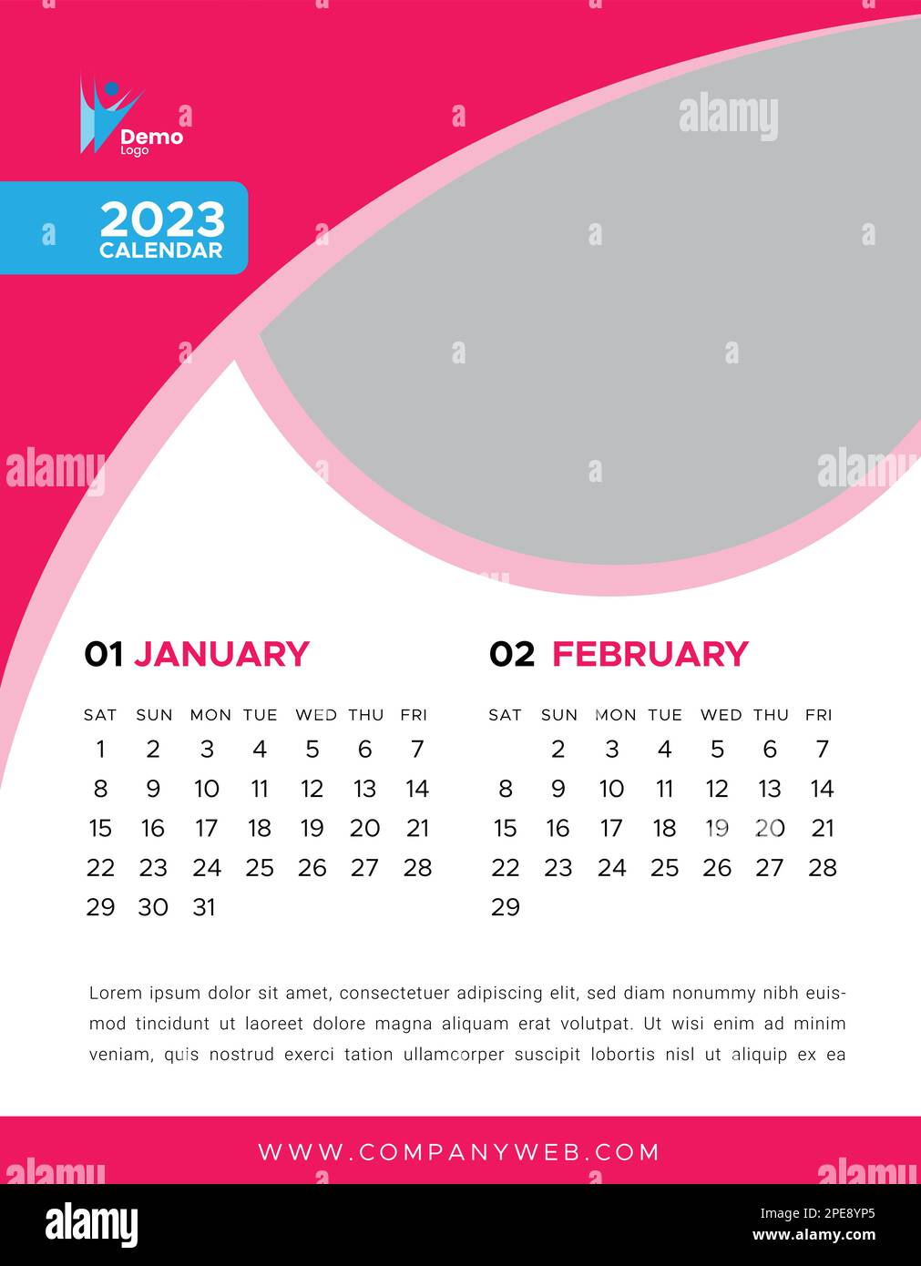 2025 calendar template calendar Stock Vector Images - Alamy