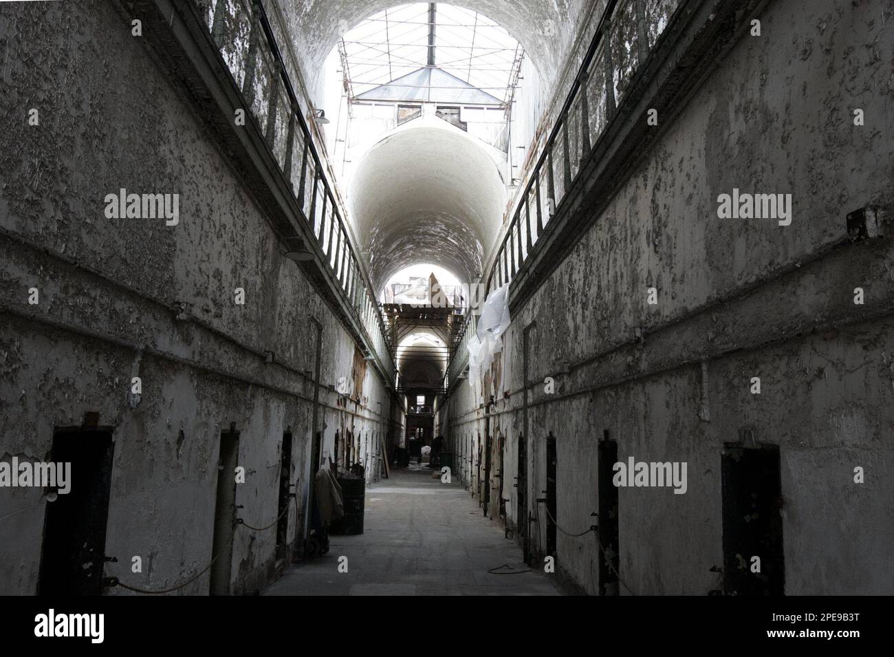 Cell block 7, which housed Clarence Klinedinst, the mastermind of the