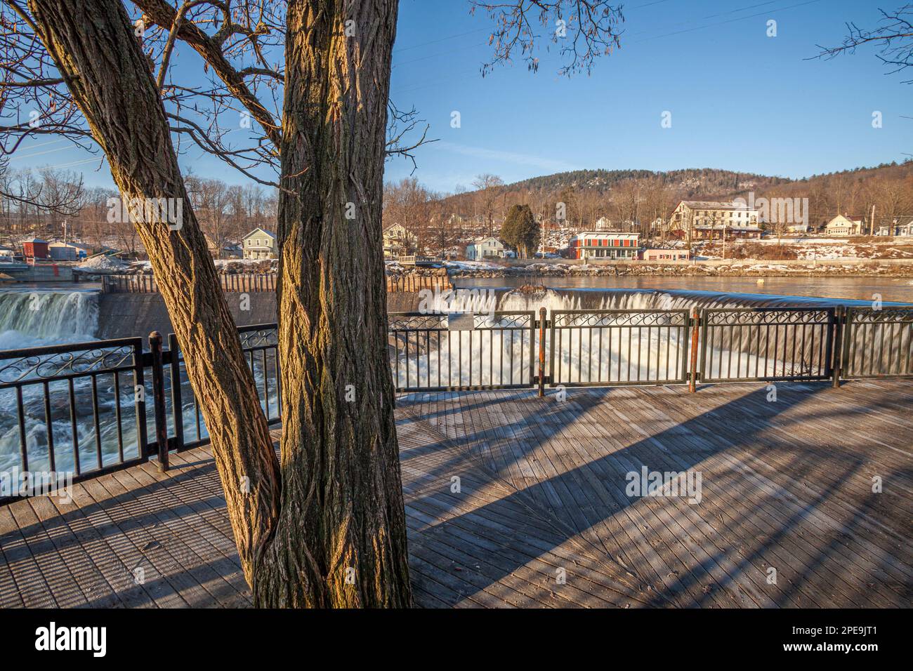 Waterfalls at Shelburne Falls, MA Stock Photo Alamy