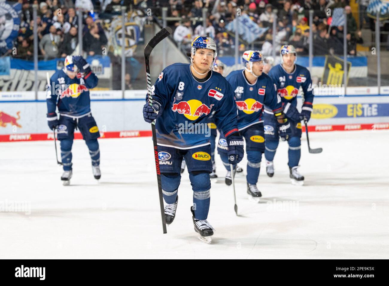 Munich, Germany. 15th Mar, 2023. Ice hockey DEL, EHC Red Bull Munich
