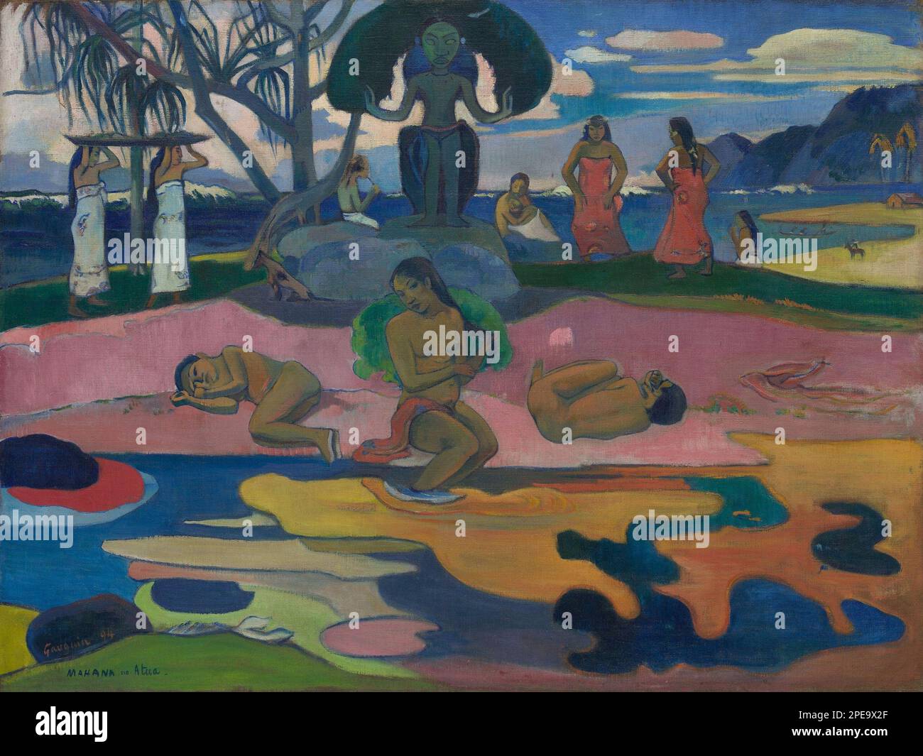 Day of the God 1894 by Paul Gauguin Stock Photo