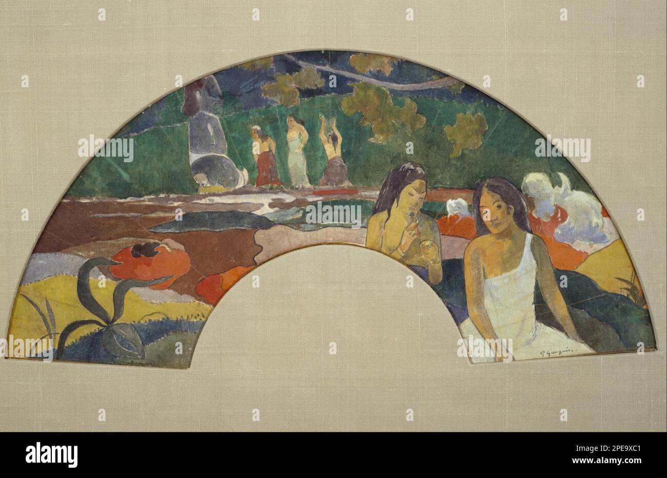 Arearea Joyousness II 1894 by Paul Gauguin Stock Photo