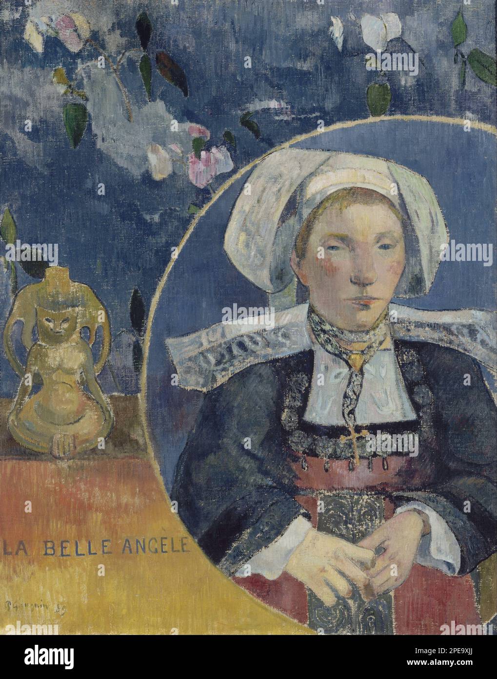 The Beautiful Angèle 1889 by Paul Gauguin Stock Photo