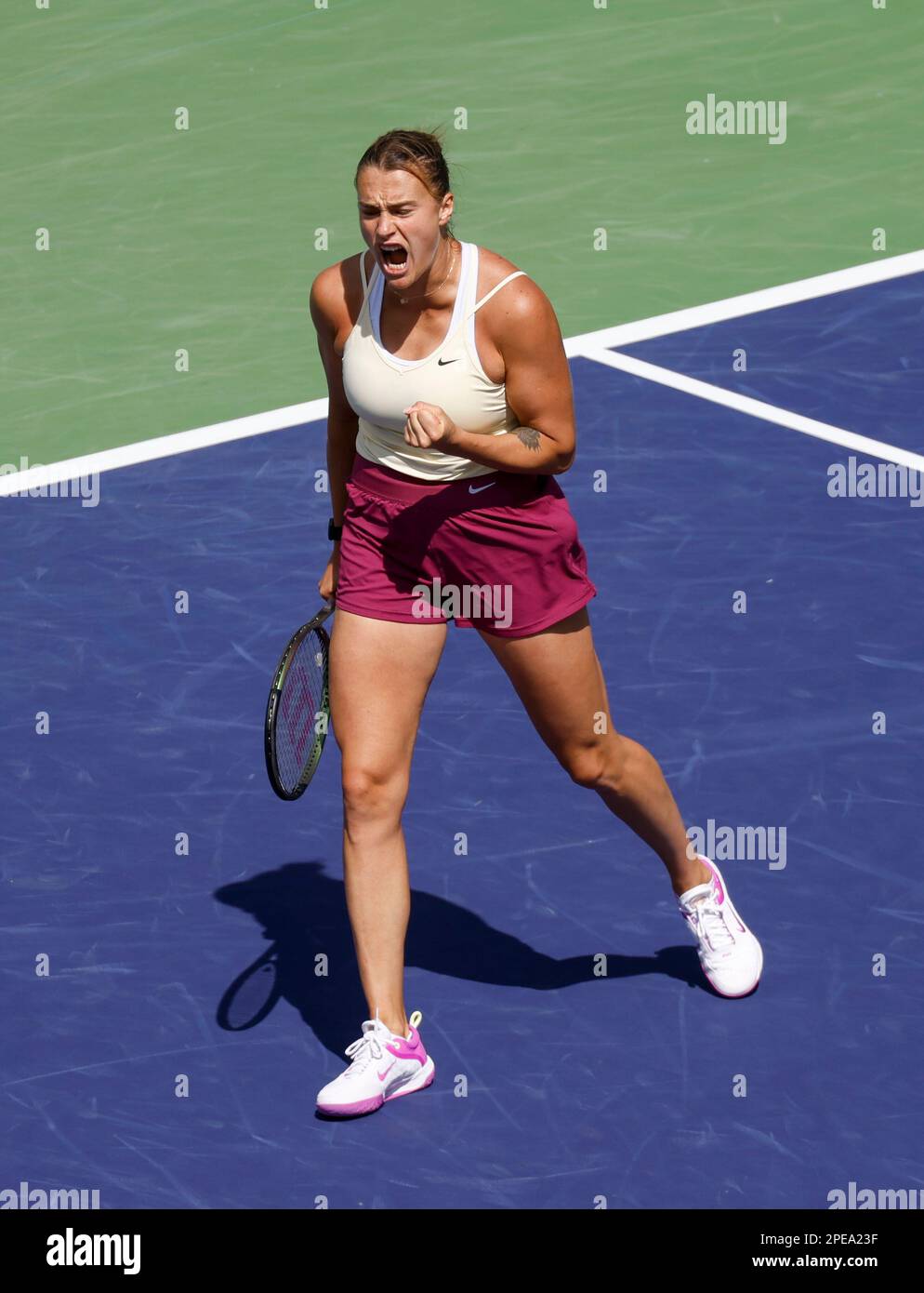 Indian Wells, California, USA. March 15, 2023 Aryna Sabalenka of