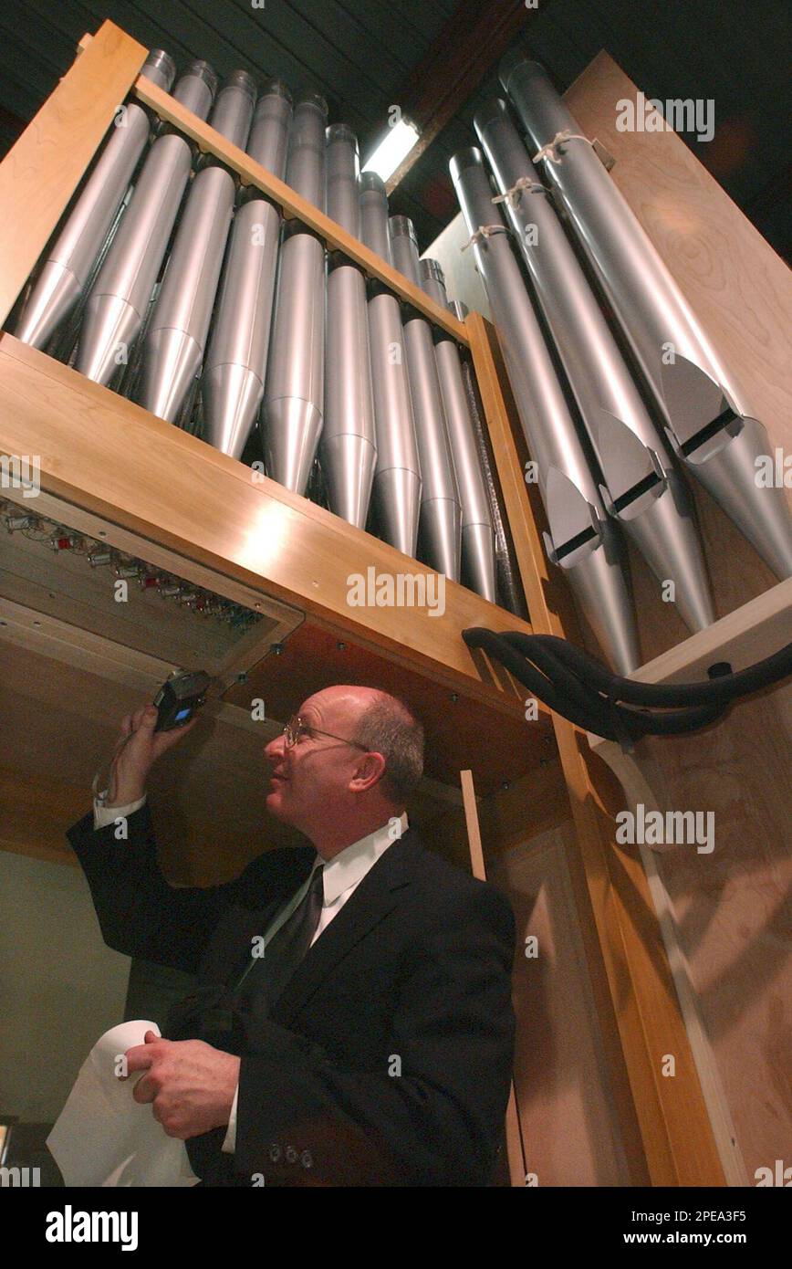 Ralph Morrison an organist for Zion UCC Church in North Canton