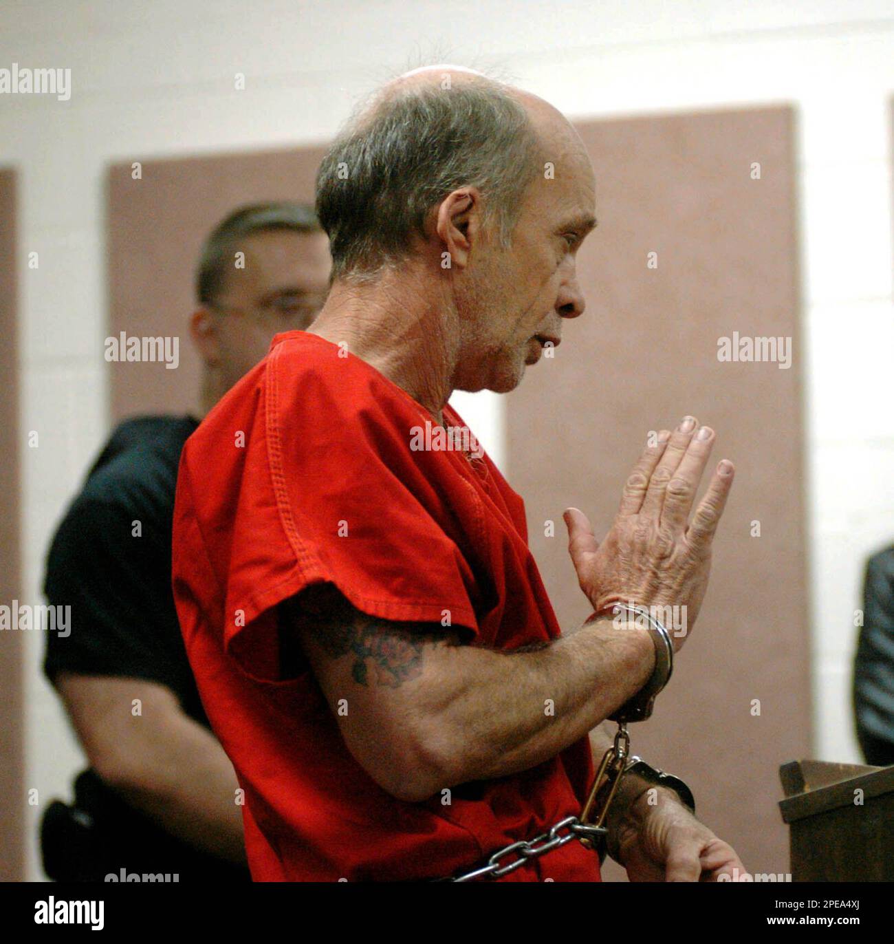 John Couey is sworn in during his first appearance at the Citrus County