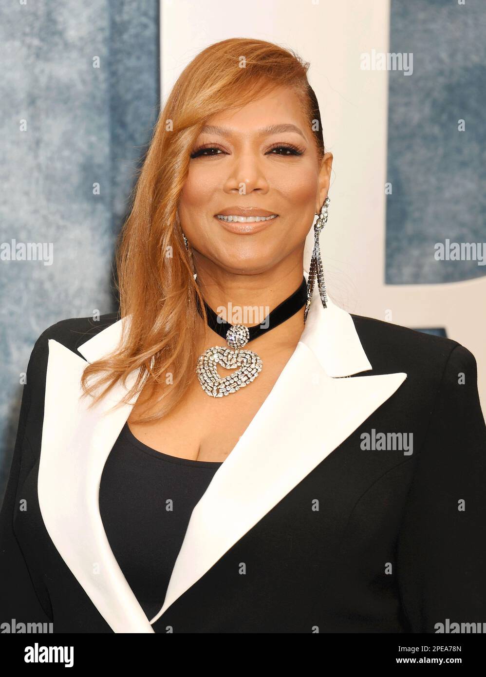 BEVERLY HILLS, CALIFORNIA - MARCH 12: Queen Latifah attends the 2023 Vanity Fair Oscar Party hosted by Radhika Jones at Wallis Annenberg Center for th Stock Photo