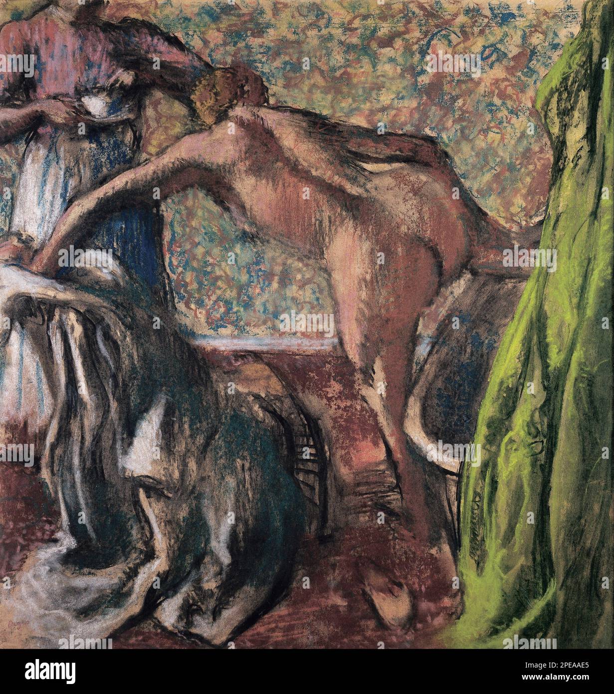 Edgar degas after the bath hi-res stock photography and images - Alamy