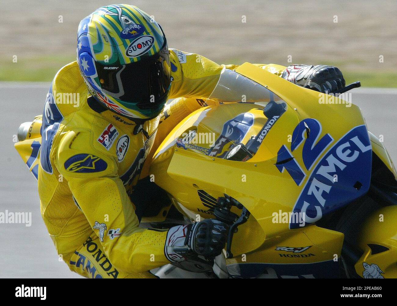 Casco Moto GP In Scala 1:5 &ndash; Troy Bayliss 2005 Suomy &ndash; Modello Da Collezione Jumajo/Altaya