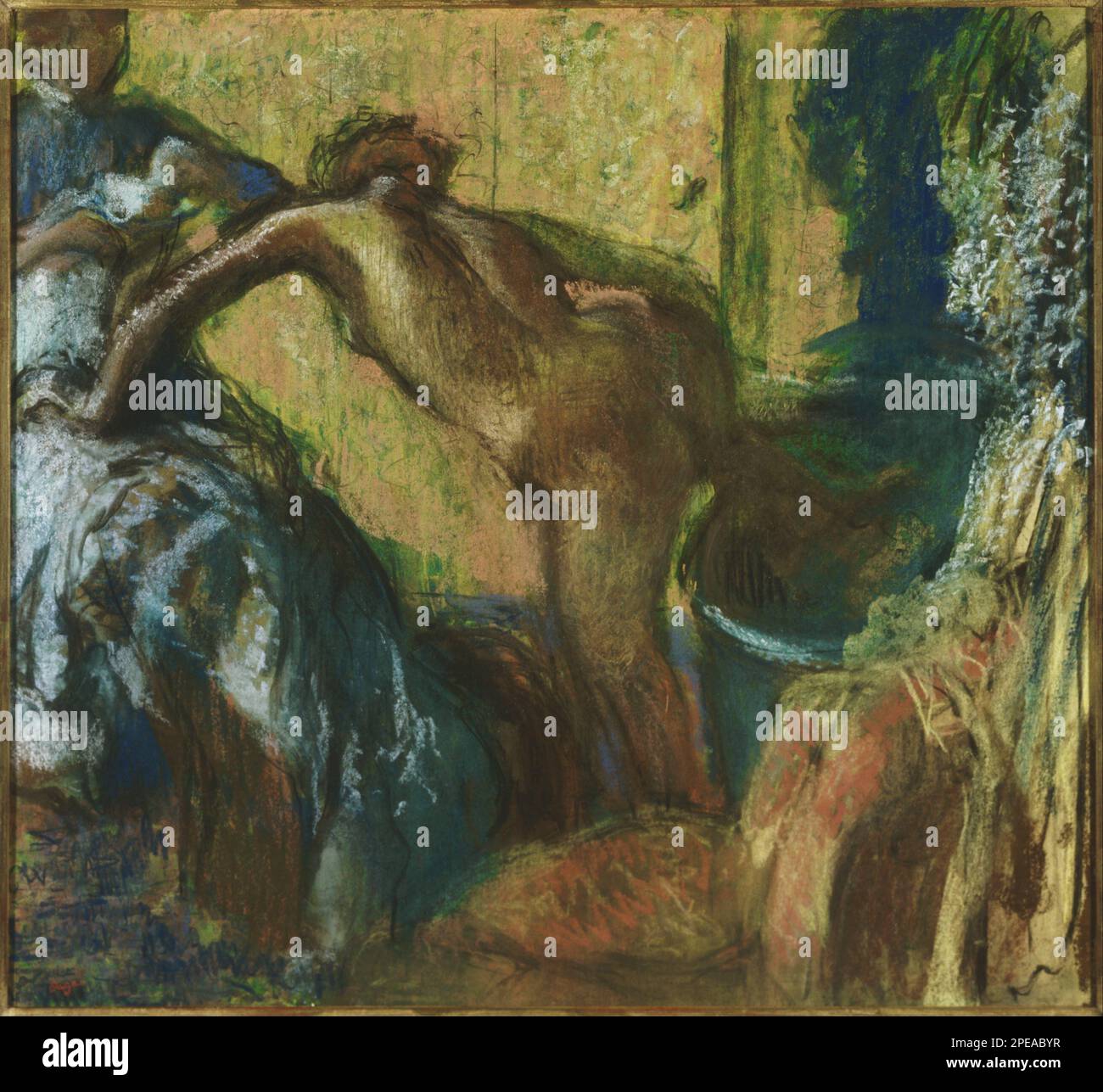 Edgar degas after the bath hi-res stock photography and images - Alamy