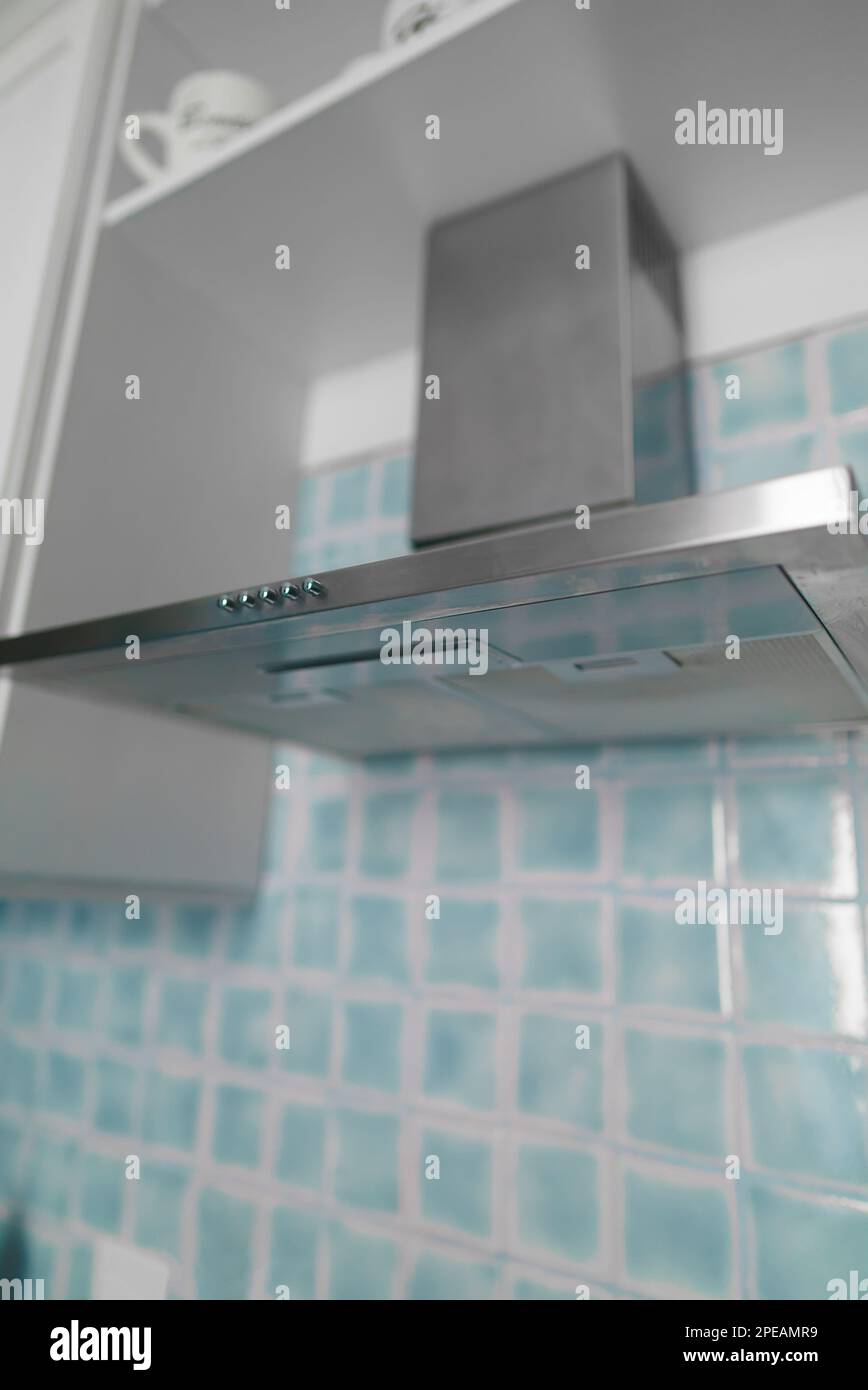 Kitchen hood. Domestic equipment. Kitchen appliances Stock Photo Alamy