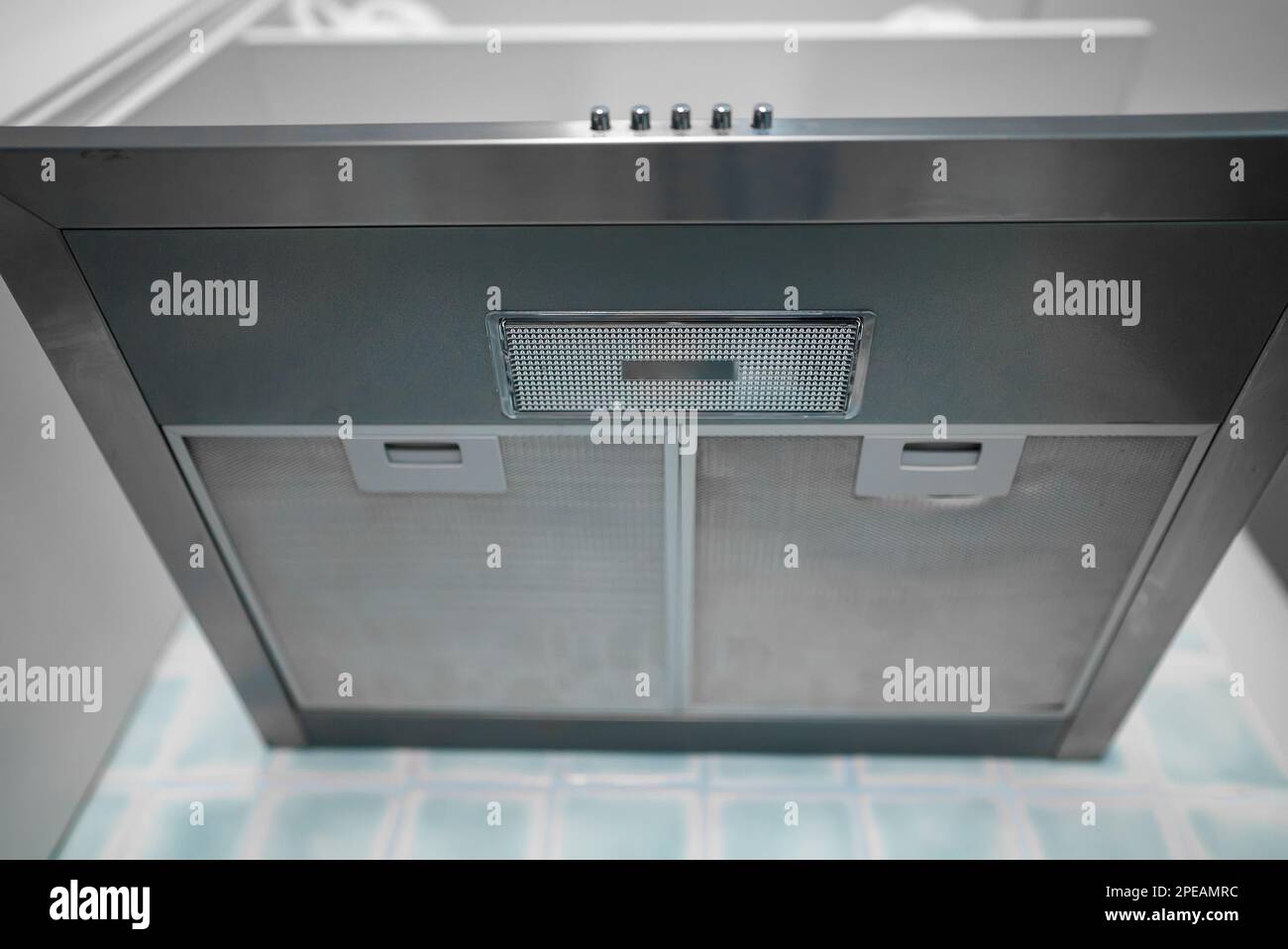 Kitchen hood. Domestic equipment. Kitchen appliances Stock Photo Alamy