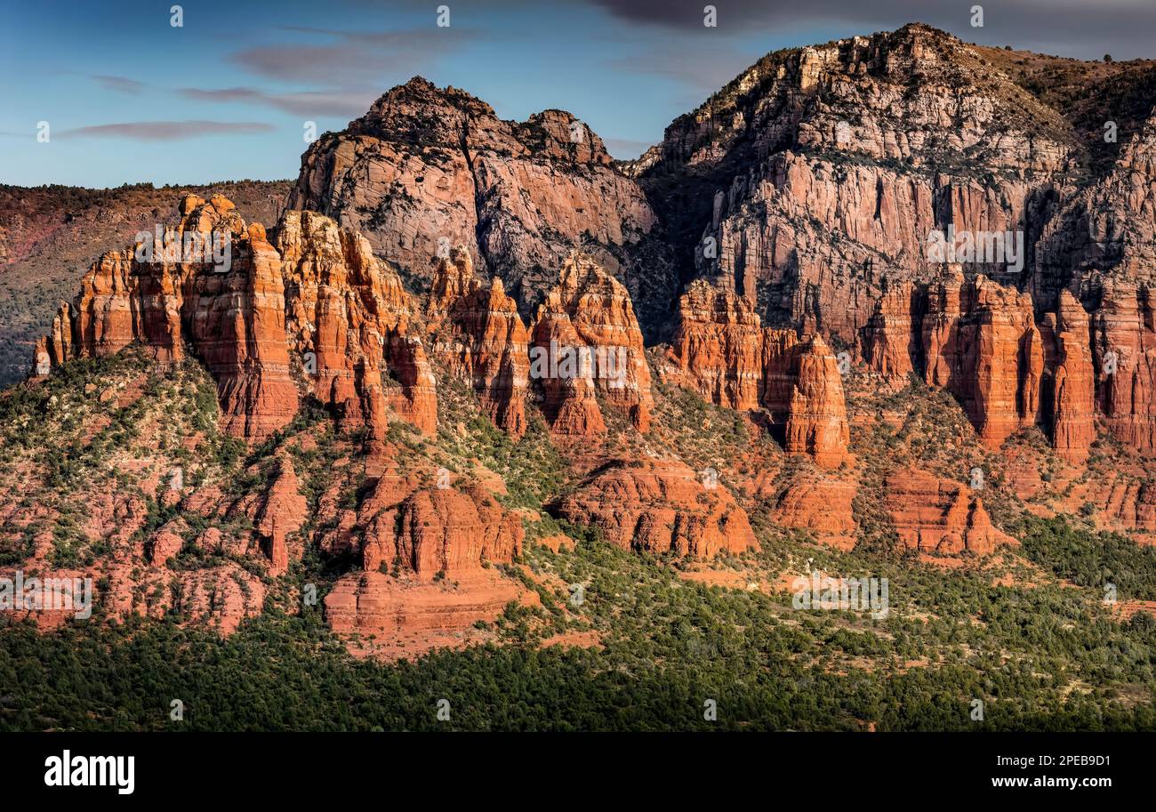 The Red Rocks of Sedona, Arizona Stock Photo