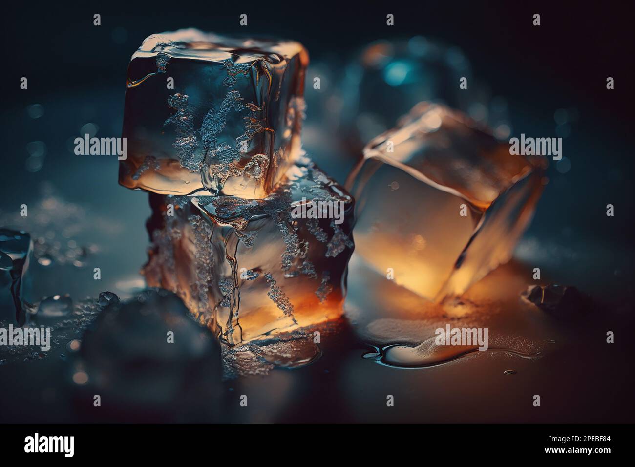 Stacked melting ice cubes hi-res stock photography and images - Alamy