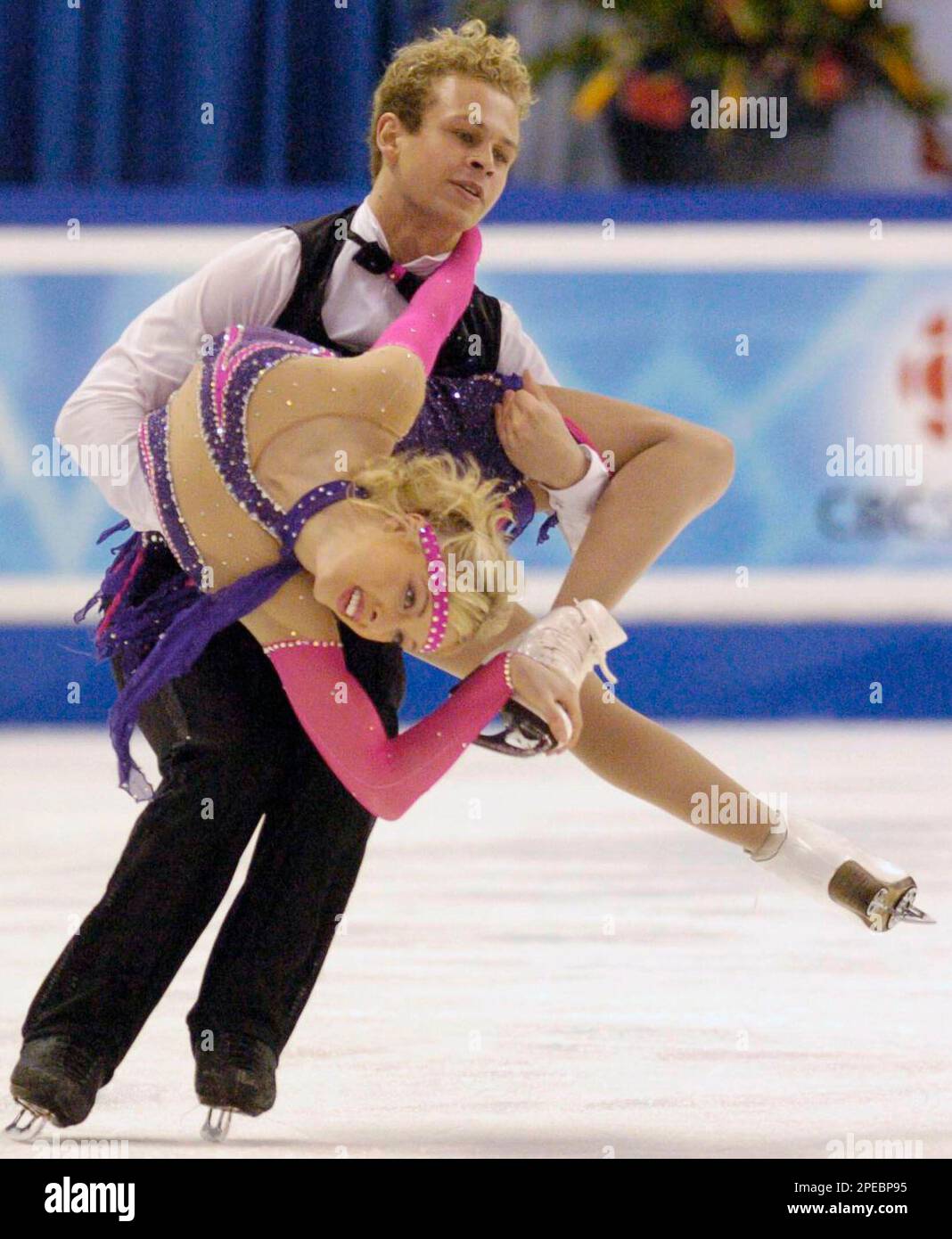 USA's Matthews and Maxim Zavozin perform in the Ice Dancing