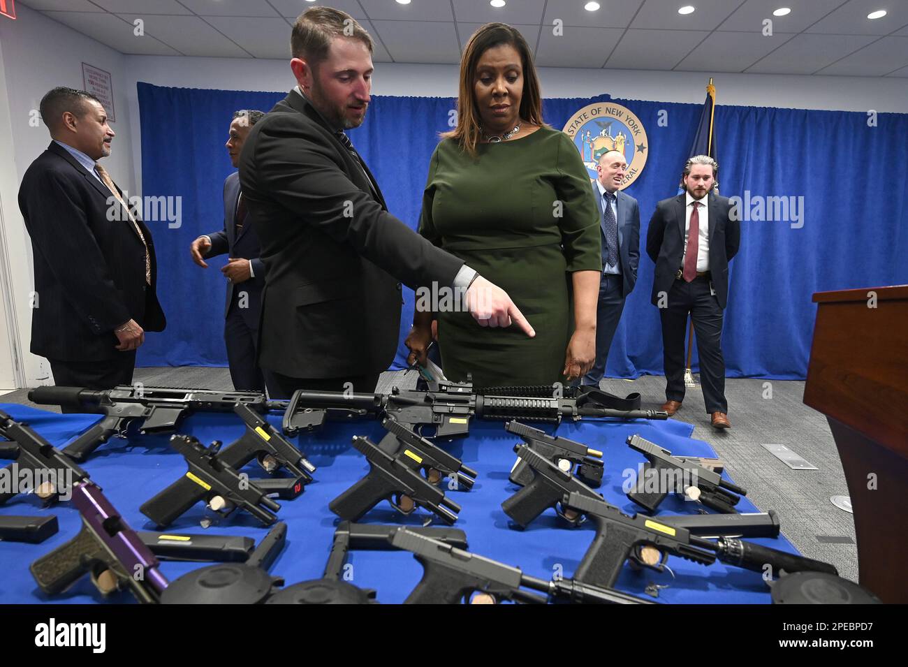 New York, USA. 15th Mar, 2023. New York State Attorney General Letitia