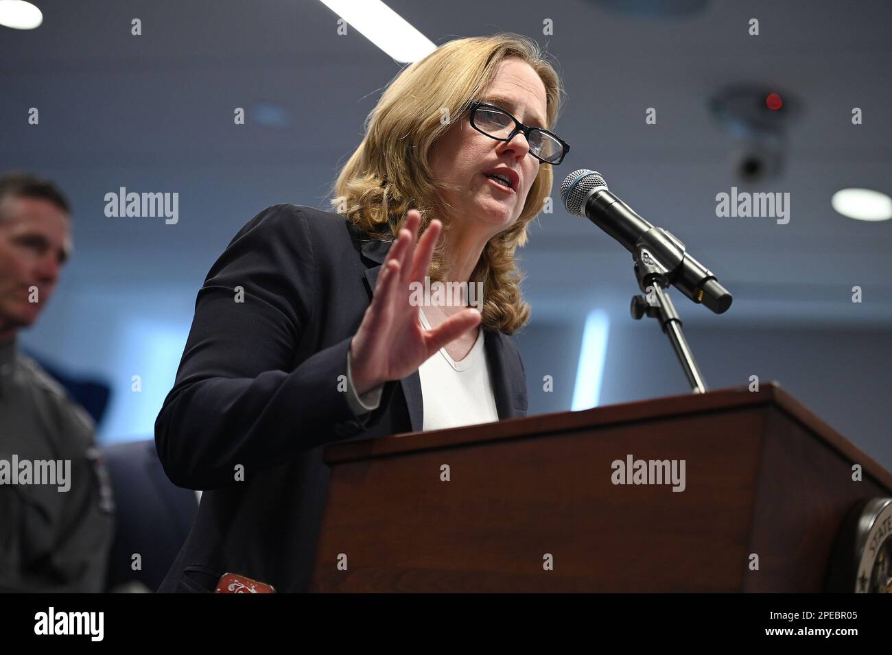 New York, USA. 15th Mar, 2023. Melinda Katz, District Attorney of