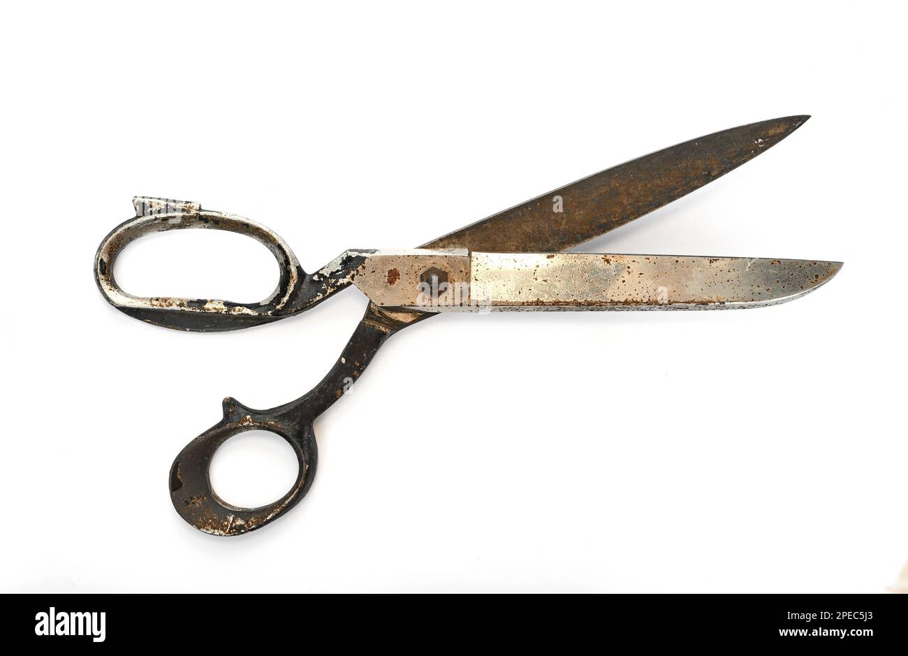 Little Scissors Isolated On White Background Stock Photo, Picture and  Royalty Free Image. Image 80196537.
