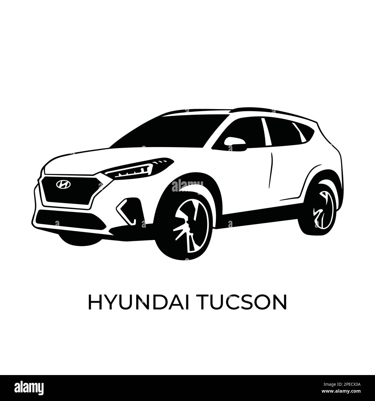 Auto car hyundai logo Stock Vector Images Alamy