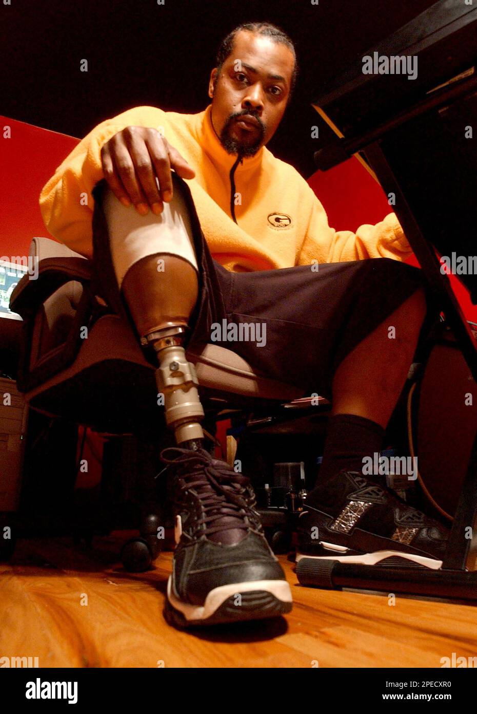 Rap musician Willie "Khujo" Knighton Jr. of the group Goodie Mob poses