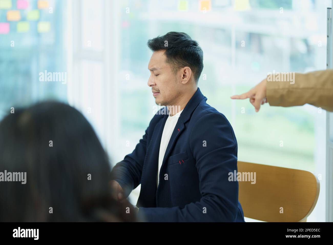 Concept employee being scolded boss hi-res stock photography and images ...