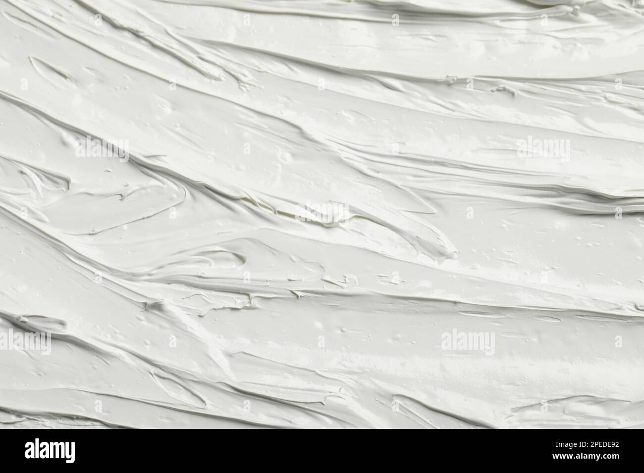 Texture of white oil paint as background, closeup Stock Photo Alamy