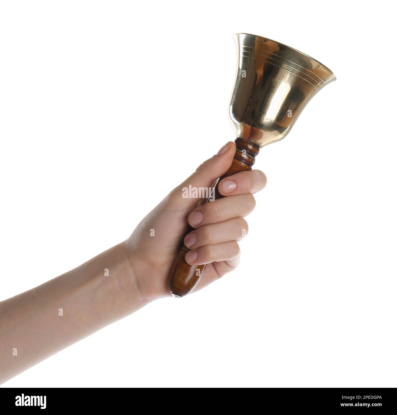 Ringing the bell Cut Out Stock Images & Pictures - Alamy