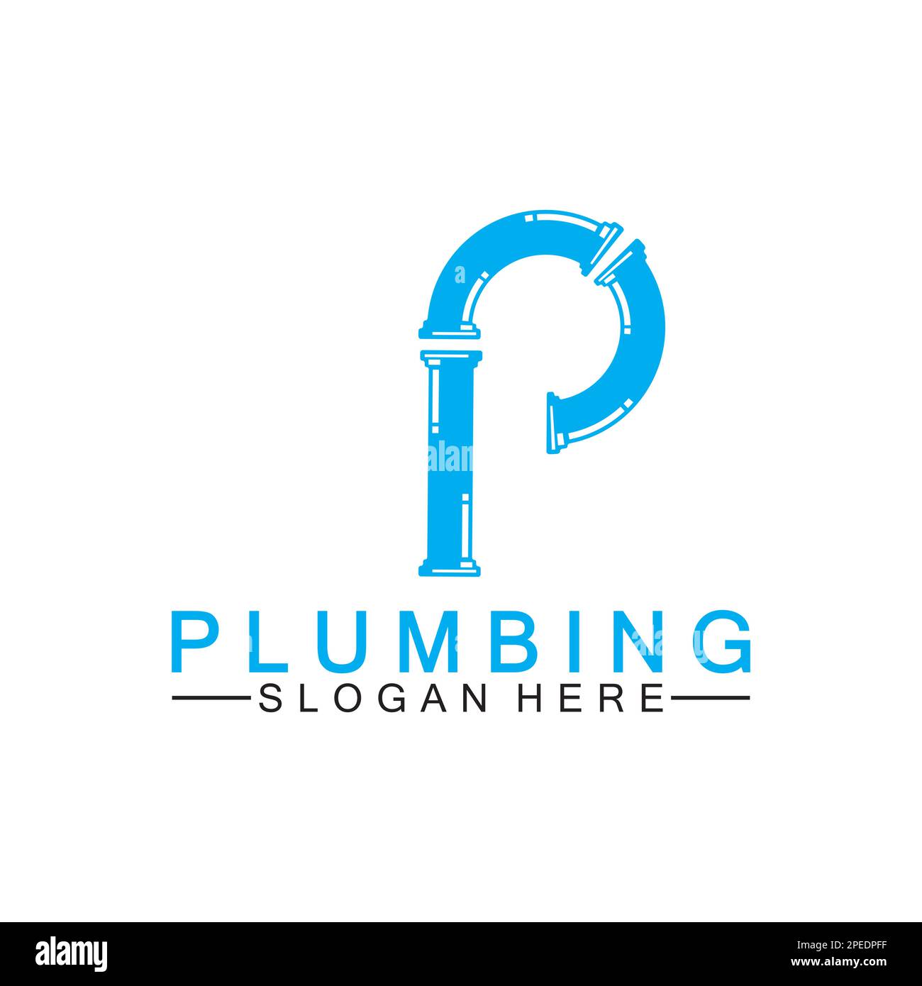 Letter P plumbing logo icon design vector Stock Vector Image & Art - Alamy