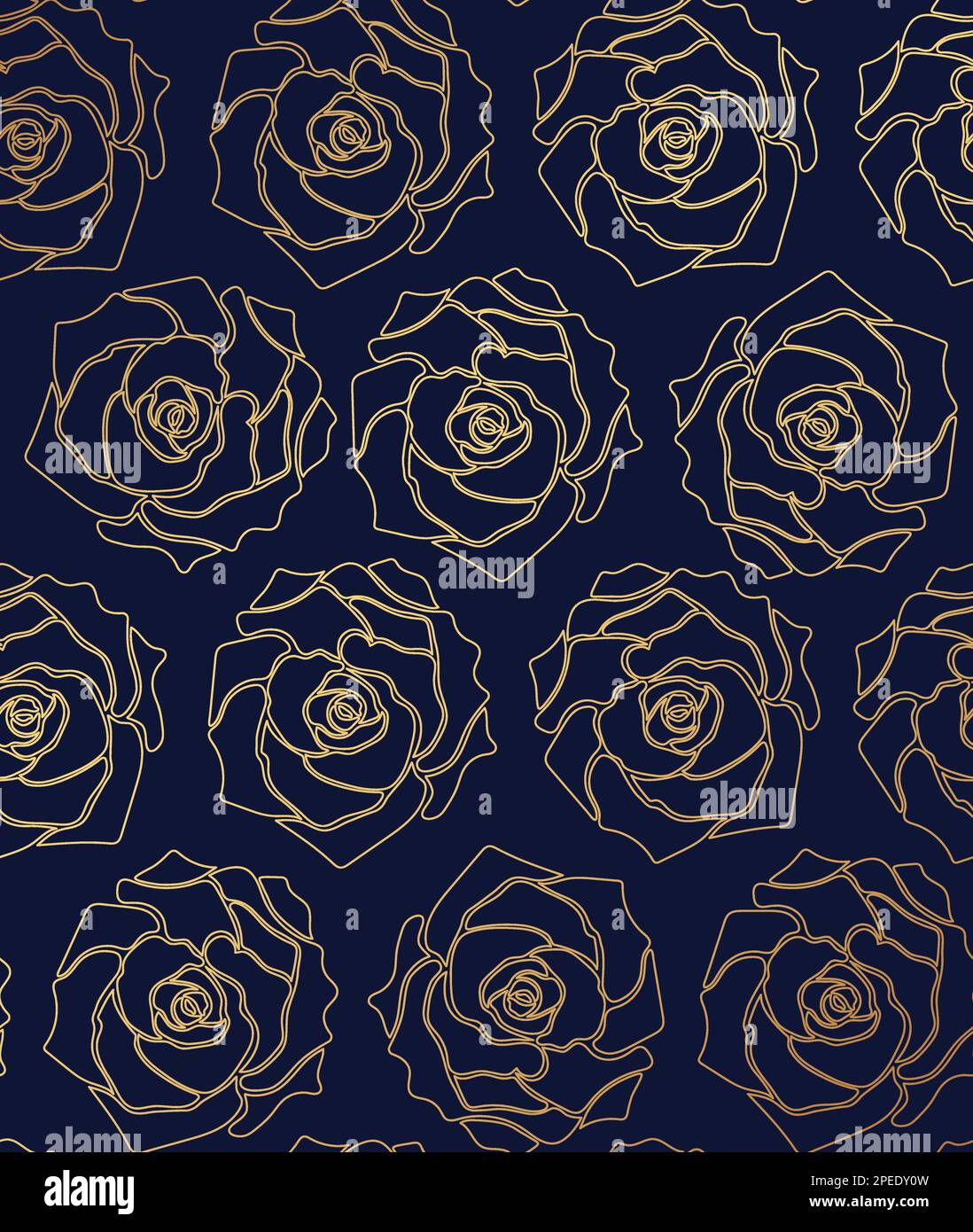 Blue rose pattern hi-res stock photography and images - Alamy