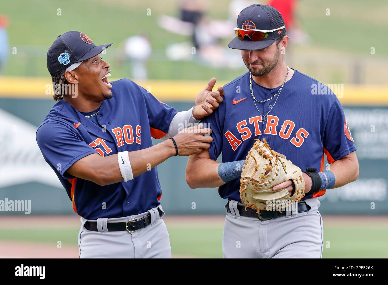 March 15, 2023, North Port FL USA; Houston Astros left fielder Marty