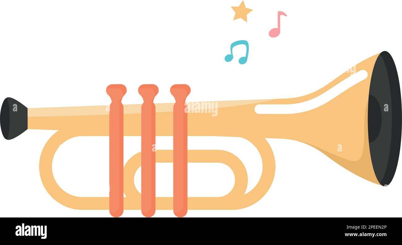 colored trumpet design Stock Vector Image & Art Alamy