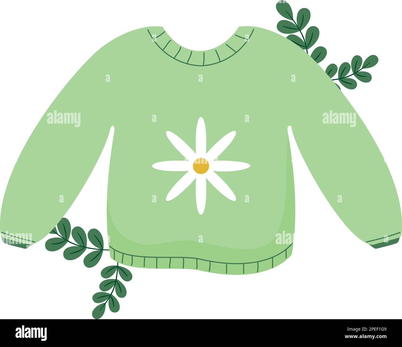 Sustainable sweater design Stock Vector Images - Alamy