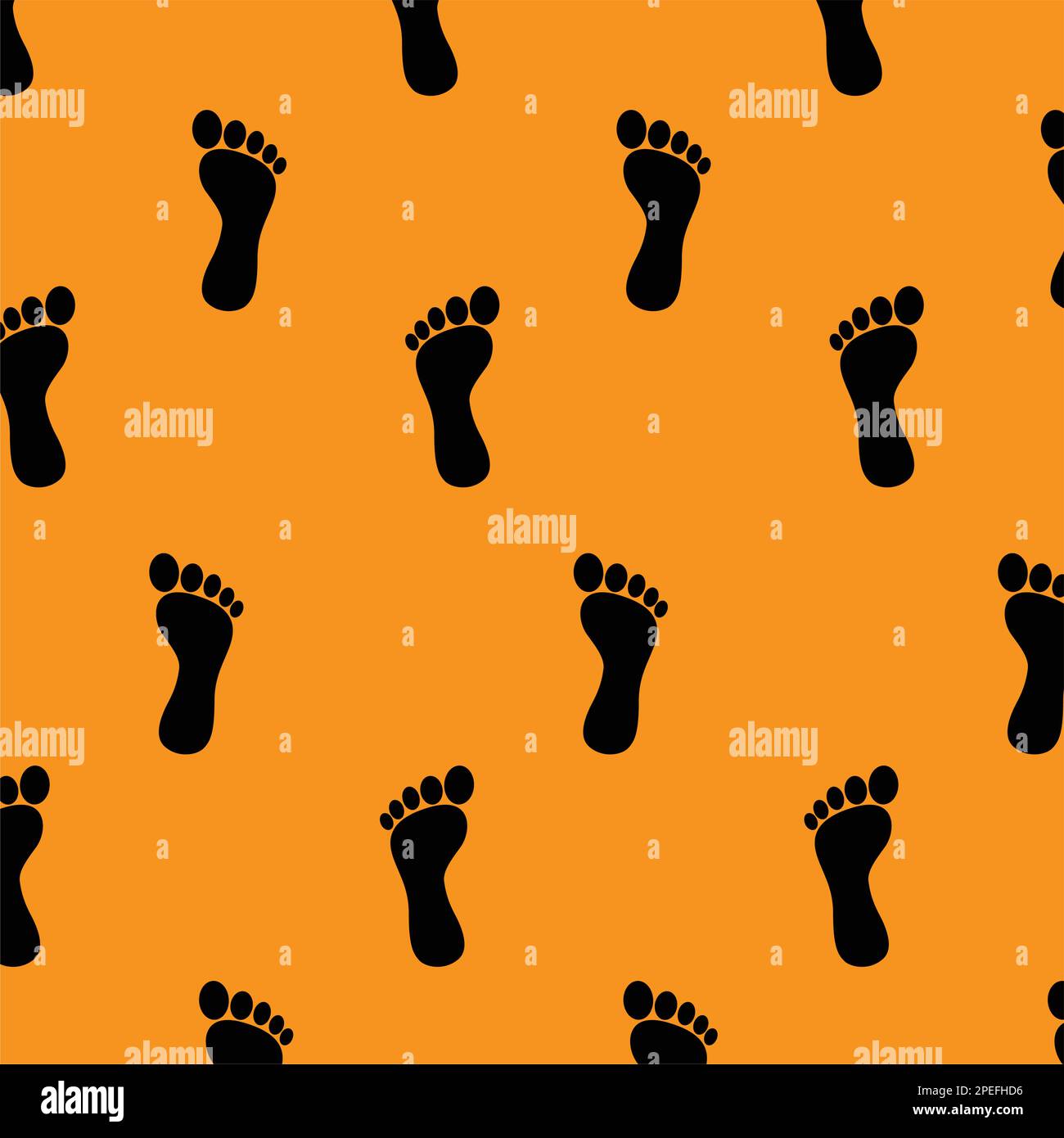 human footprint background vektor illustration Stock Vector