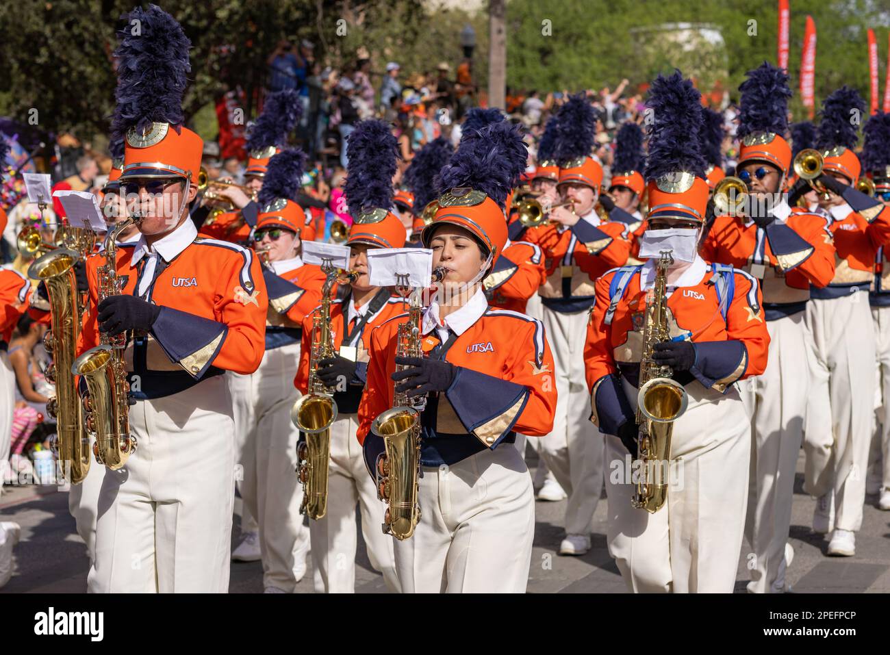 San Antonio, Texas, USA April 8, 2022 The Battle of the Flowers