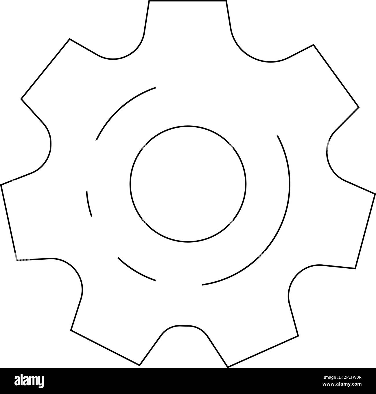 gear icon stock illustration design Stock Vector Image & Art - Alamy