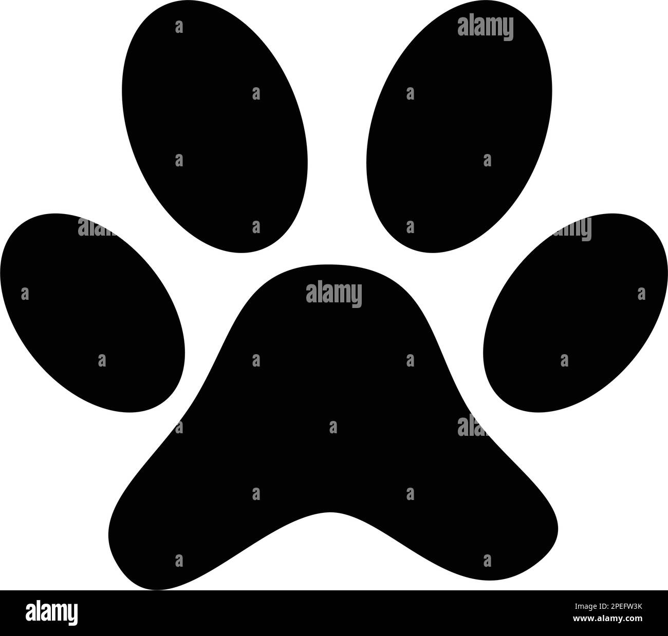 Dog Footprint Logo Vektor Template Stock Vector Image Art Alamy dog-footprint-logo-vektor-template-stock-vector-image-art-alamy