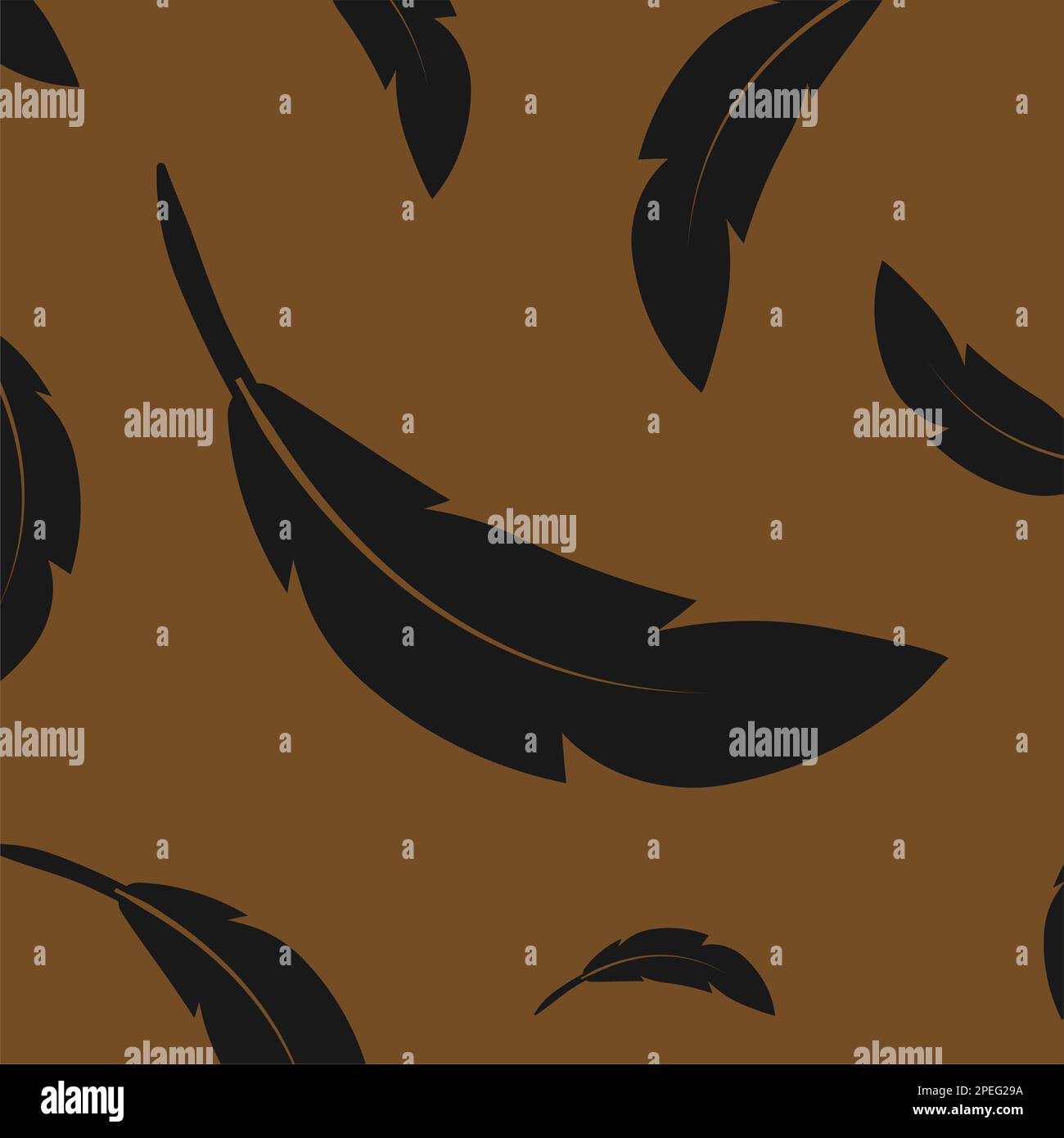 scattered feather background vektor illustration design Stock Vector